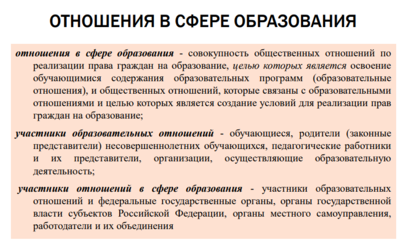 Правовые компетенции современного педагога